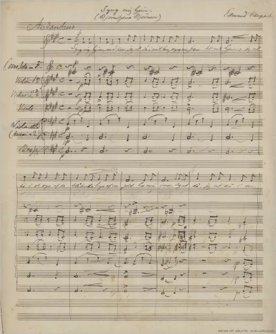 First page of Resignation, EG 182