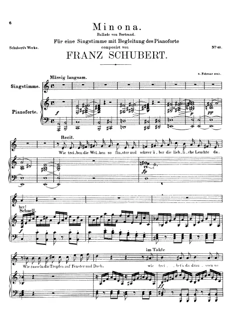 First page of Minona, oder die Kunde der Dogge