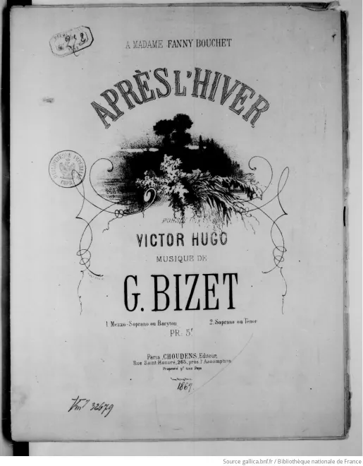 First page of Après l'hiver