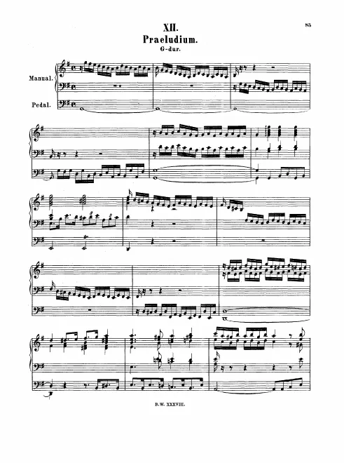 First page of Prelude in G major