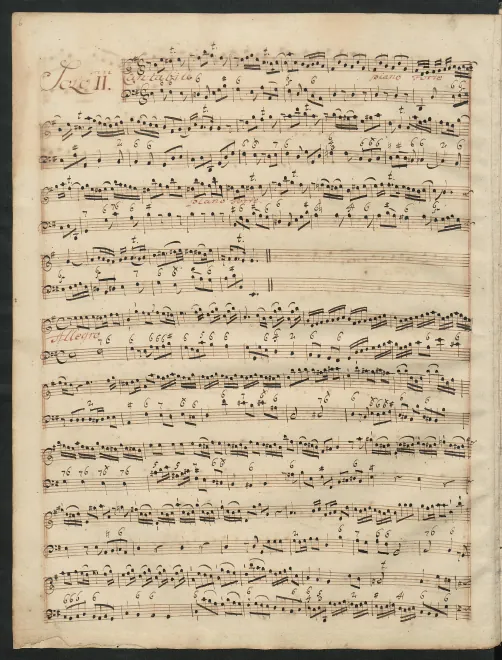 First page of Violin Sonata