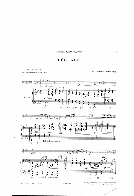 First page of Légende