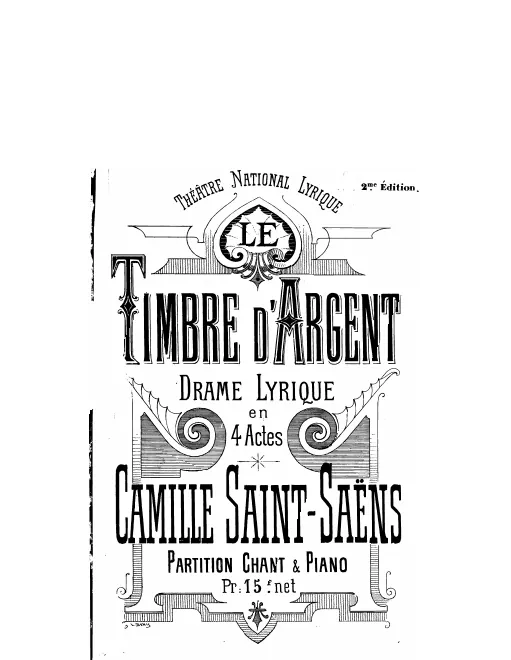 First page of Le timbre d'argent
