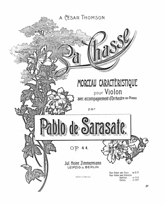 First page of La chasse