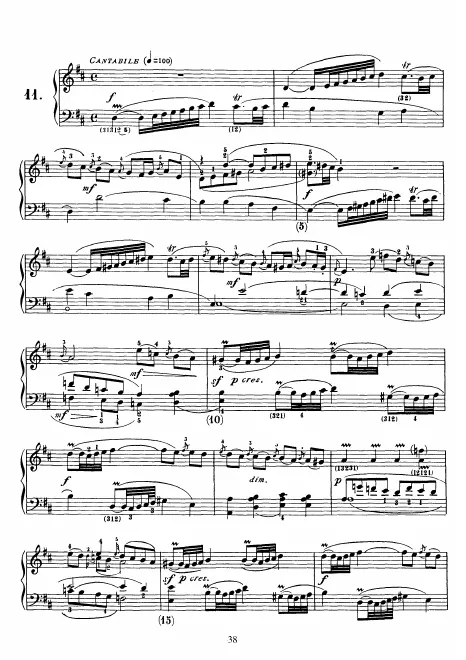First page of Keyboard Sonata in D major