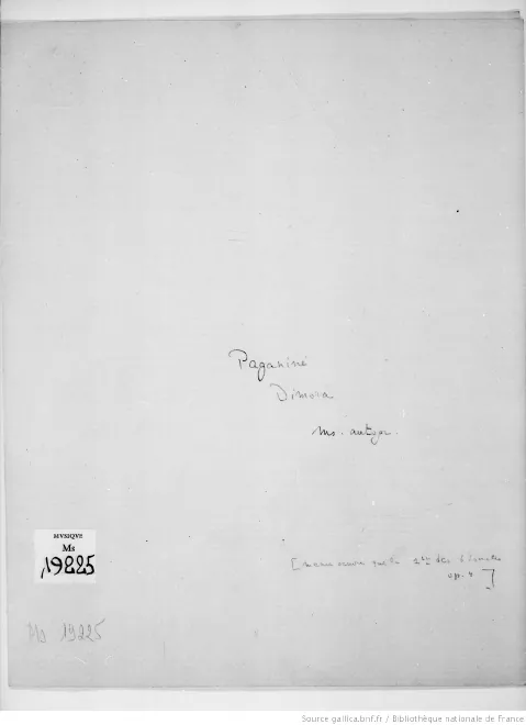 First page of Dimora a Violino e Chitarra