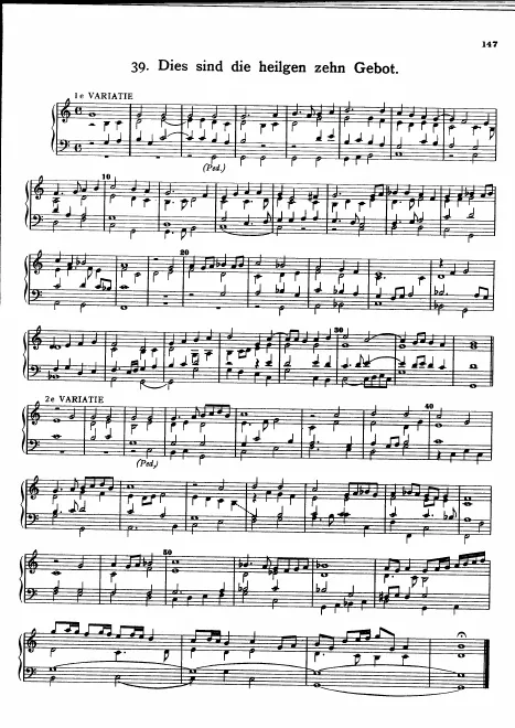 First page of Dies sind die heilgen zehn Gebot