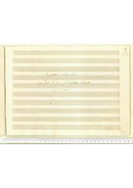 First page of Pecorelle che pascete