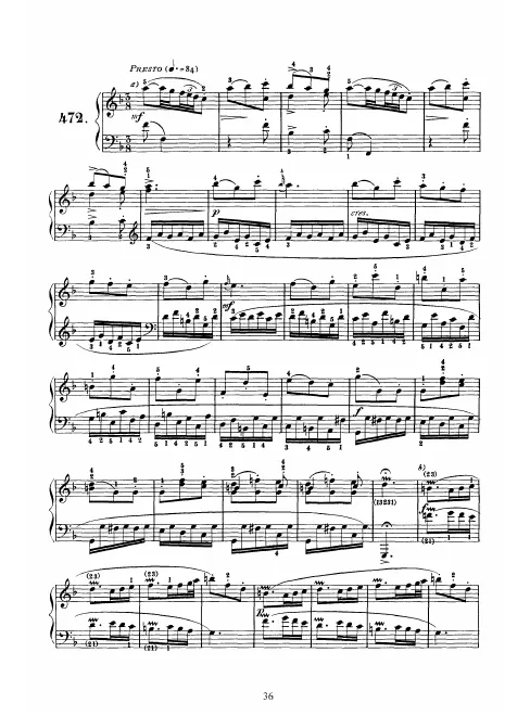 First page of Keyboard Sonata in F major