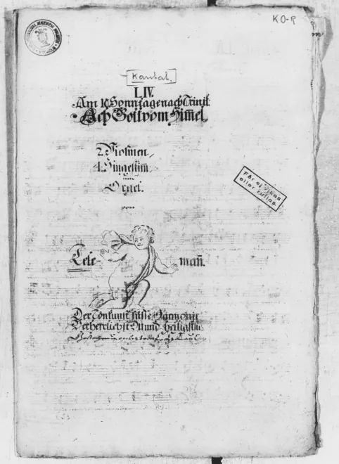 First page of Ach Gott vom Himmel