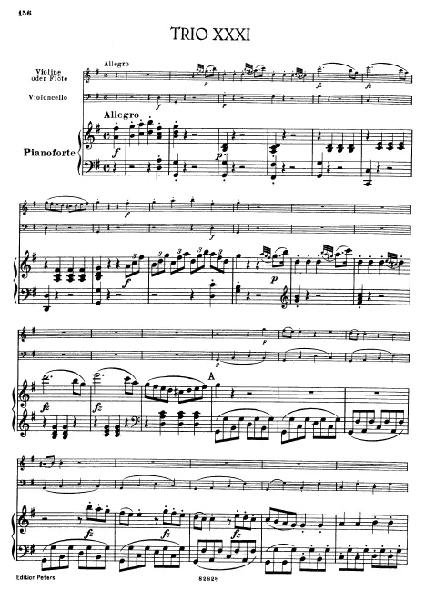 First page of Piano Trios