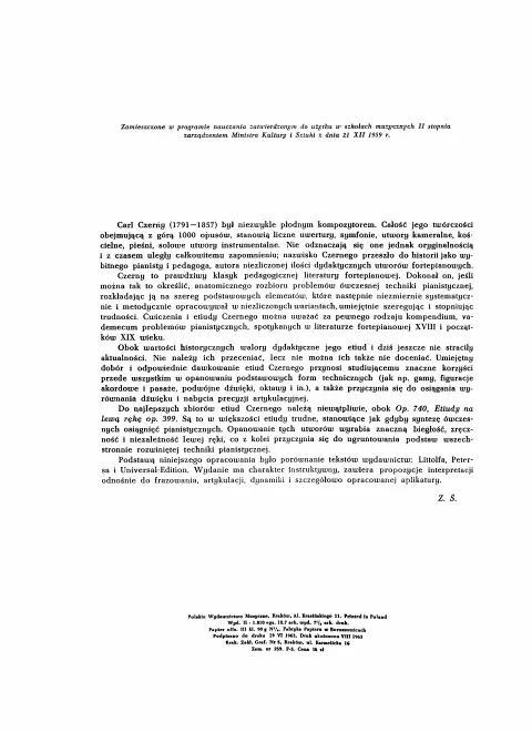 First page of Die Schule der linken Hand