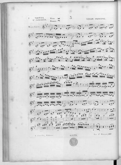 First page of Violin Concerto No.3