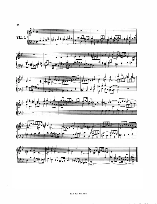 First page of Magnificat Fugue