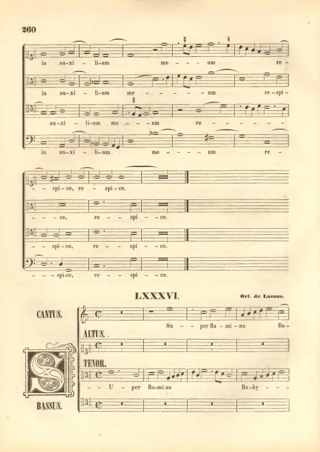 First page of Super flumina Babylonis