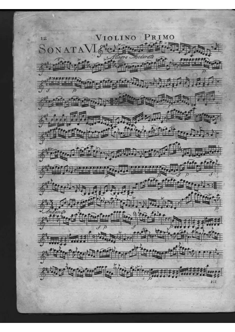 First page of String Trio in A major, Hob.V:A1