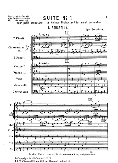 First page of Suite No.1