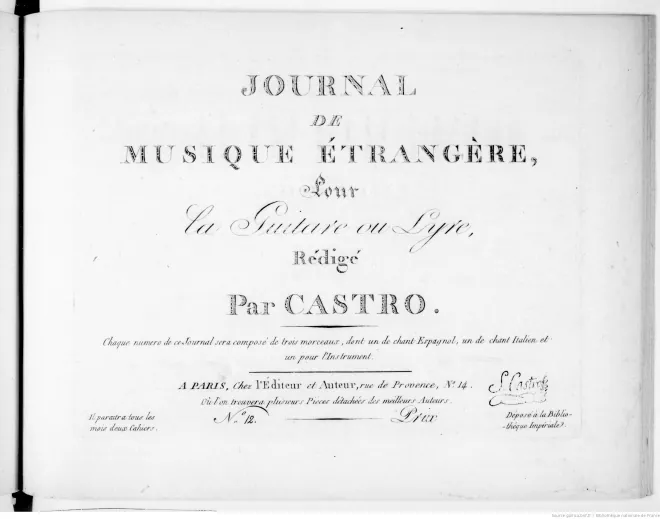 First page of Un Menuet et un petit Allegro