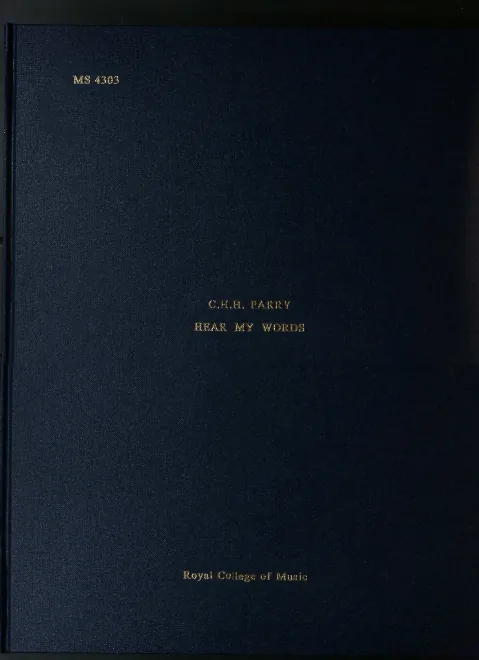 First page of Hear My Words, Ye People