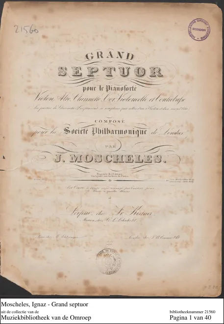 First page of Grand septuor