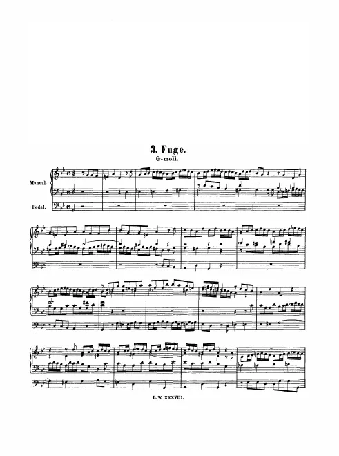 First page of Fugue