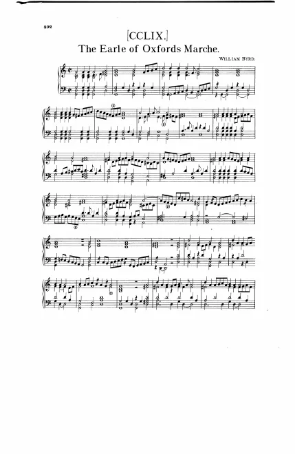 First page of The March Before the Battle