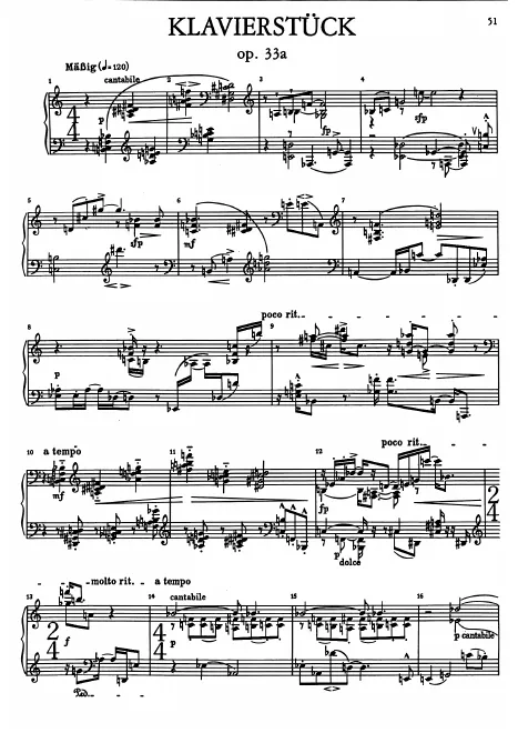 First page of Klavierstücke