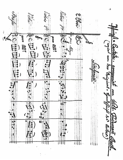 First page of Ertönet, ihr seligen Völker