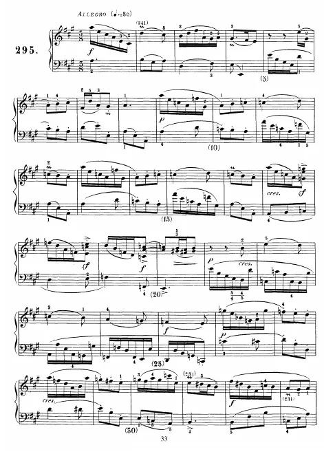 First page of Keyboard Sonata in A major