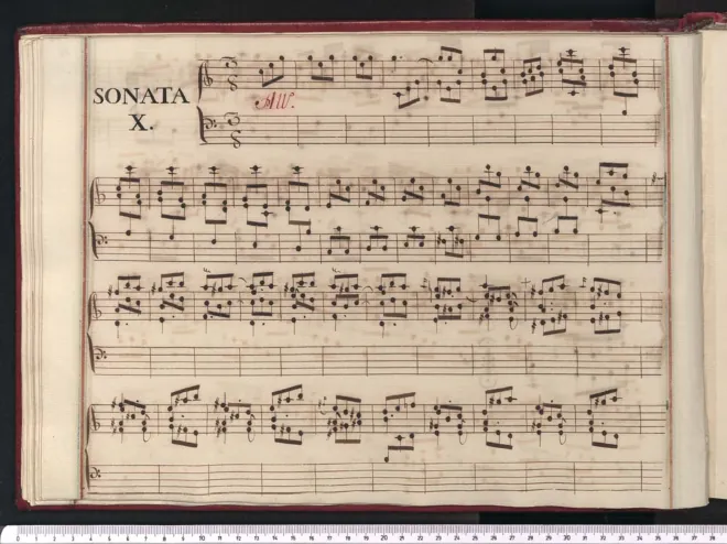 First page of Keyboard Sonata in C major