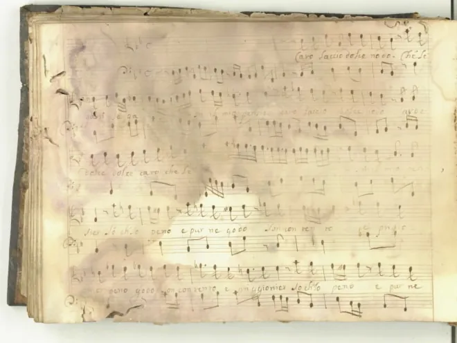 First page of Caro laccio, dolce nodo