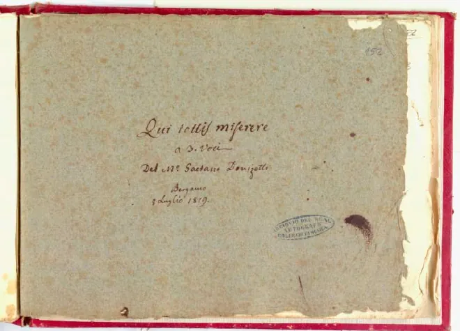 First page of Qui tollis