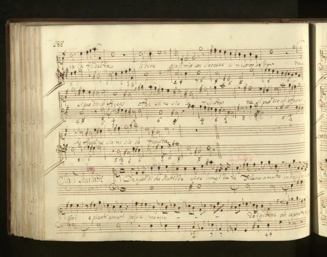 First page of Da quel dì che Mitilde