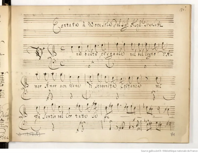 First page of Una beltà ch'eguale