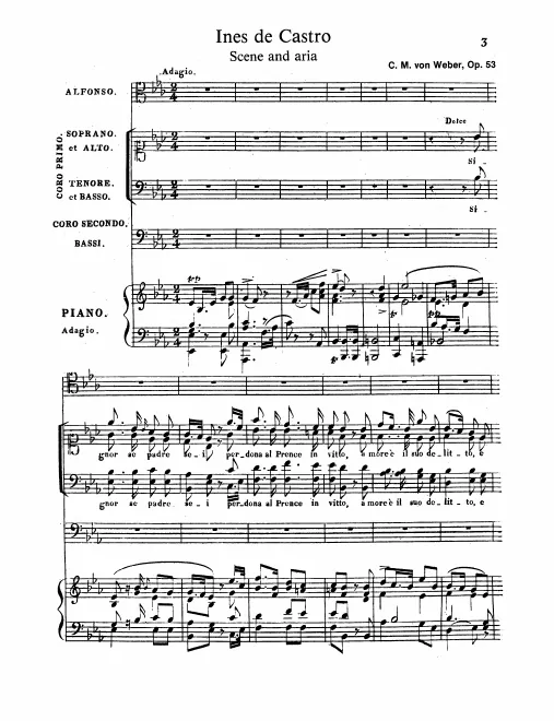 First page of Ines de Castro