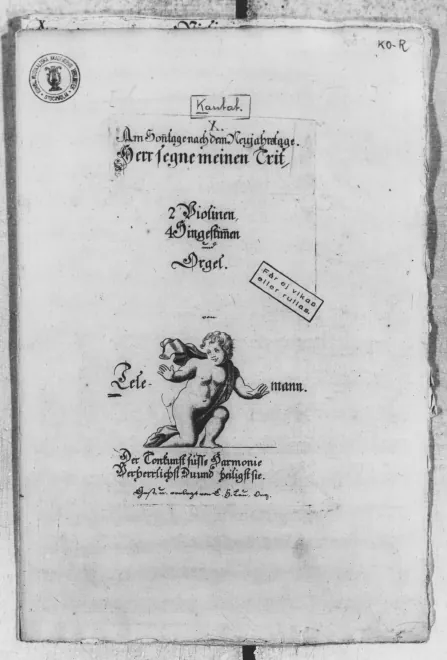 First page of Herr, segne meinen Tritt