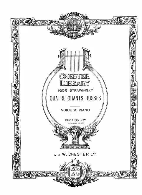First page of 4 Russian Songs