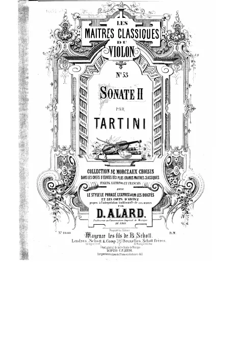 First page of Violin Sonata in F major, B.F9