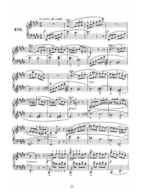 First page of Keyboard Sonata in E major