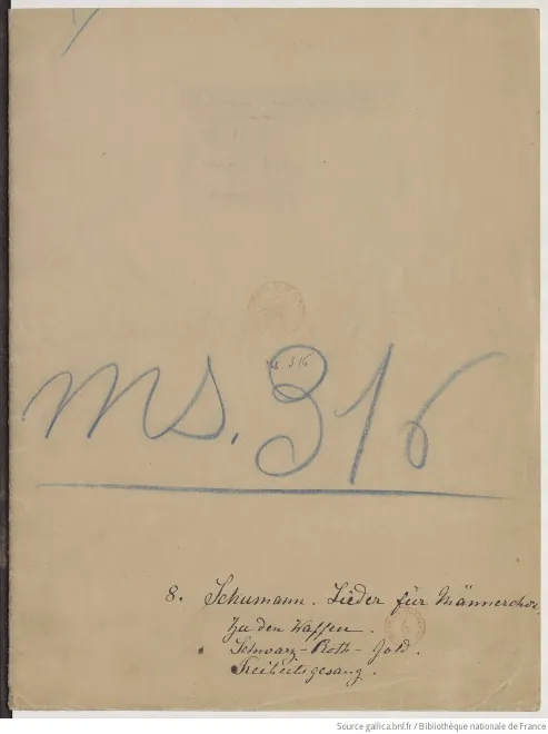 First page of 3 Freiheitsgesänge