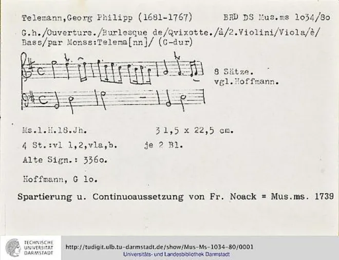 First page of Burlesque de Quichotte