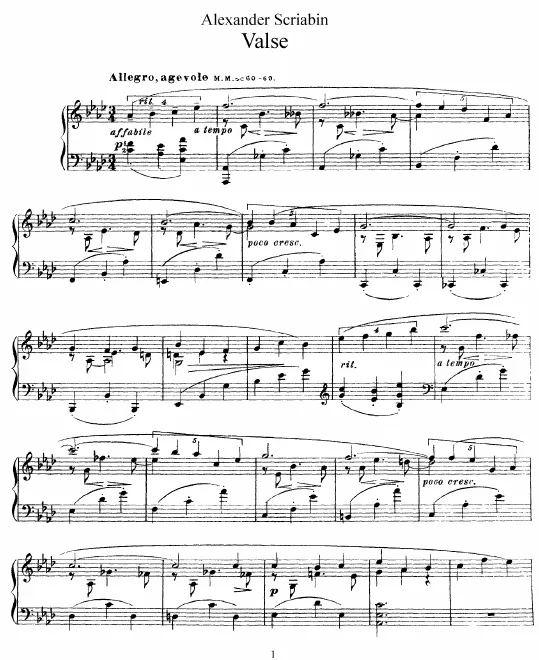 First page of Waltz