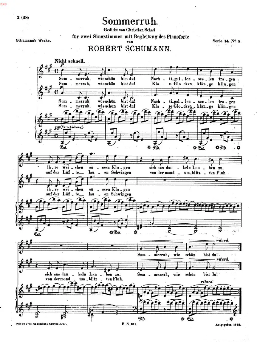 First page of Sommerruh