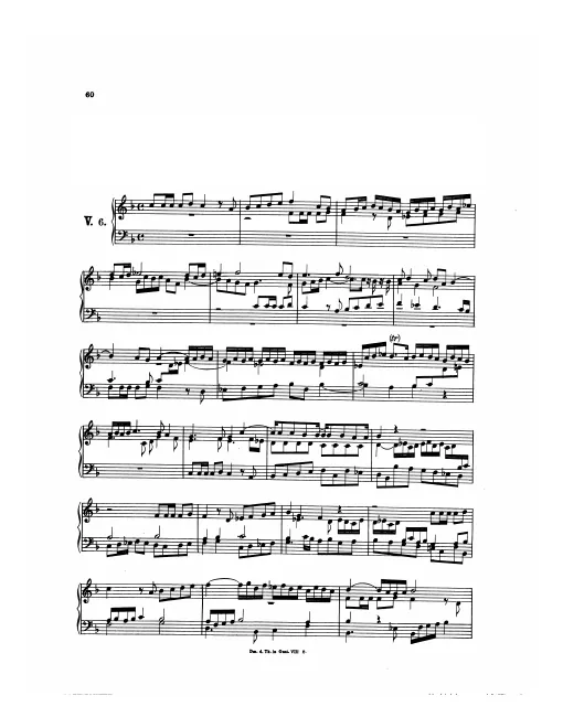 First page of Magnificat Fugue