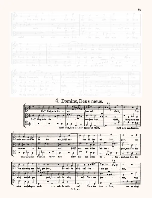First page of Auff dich mein lieber Herr und Gott