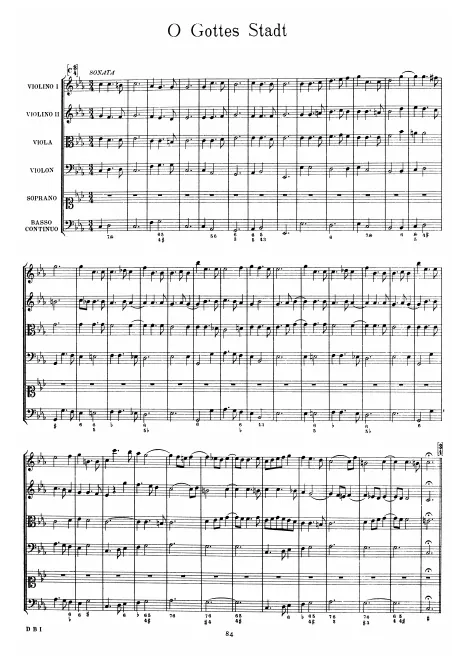First page of O Gottes Stadt