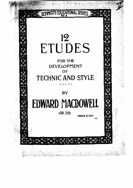 First page of 12 Etudes