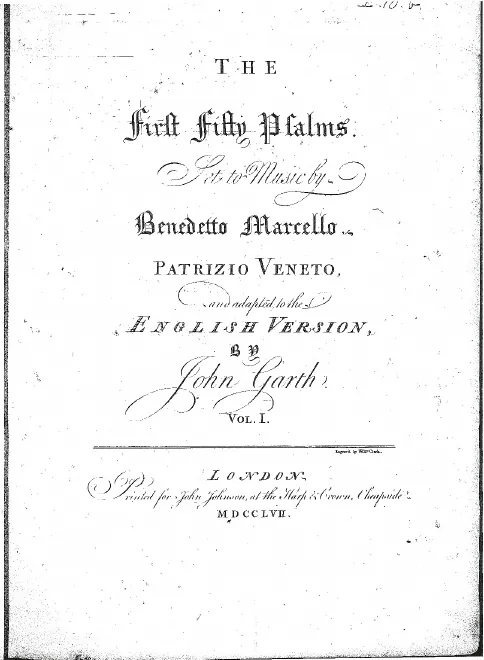First page of Non ti contristi e non ti muova