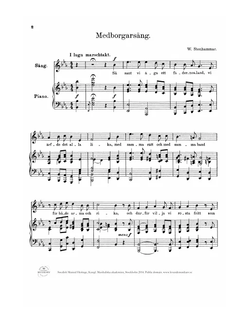 First page of Ett Folk