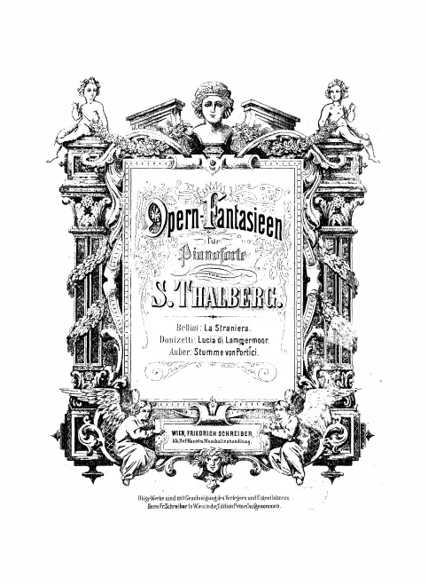 First page of Andante final de Lucie de Lammermoor, varié pour piano